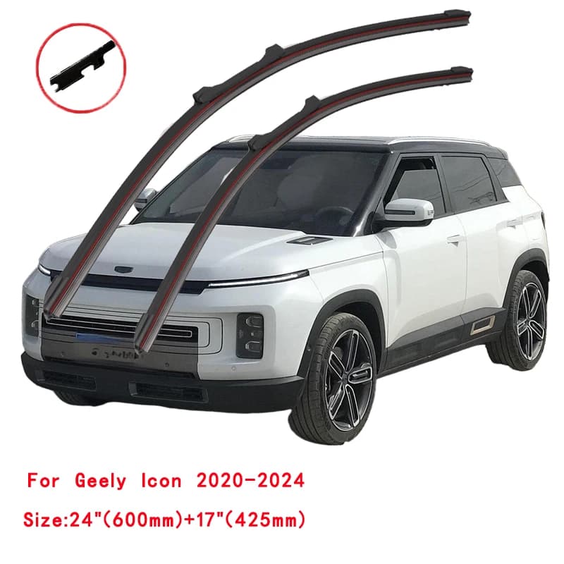 Essuie-glace en caoutchouc pour fenêtre Geely Azkarra Atlas Pro Tugella Okavango ICON SUV 2020 2021