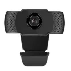 Webcam Full HD 1080p, avec lumière LED, microphone intégré, prise USB, pour PC, Mac, ordinateur port