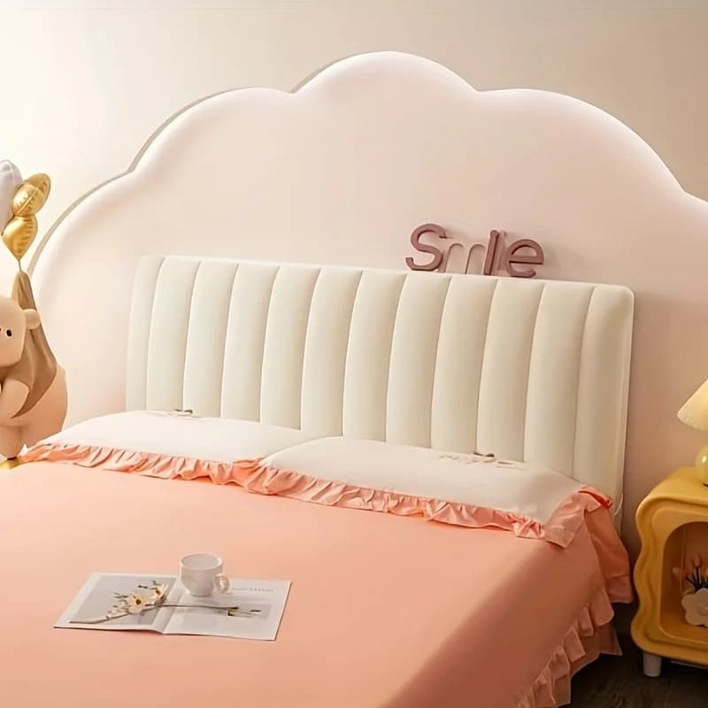 Couverture de planche de sauna matelassurera en peluche courte, couverture de tête de lit en velours