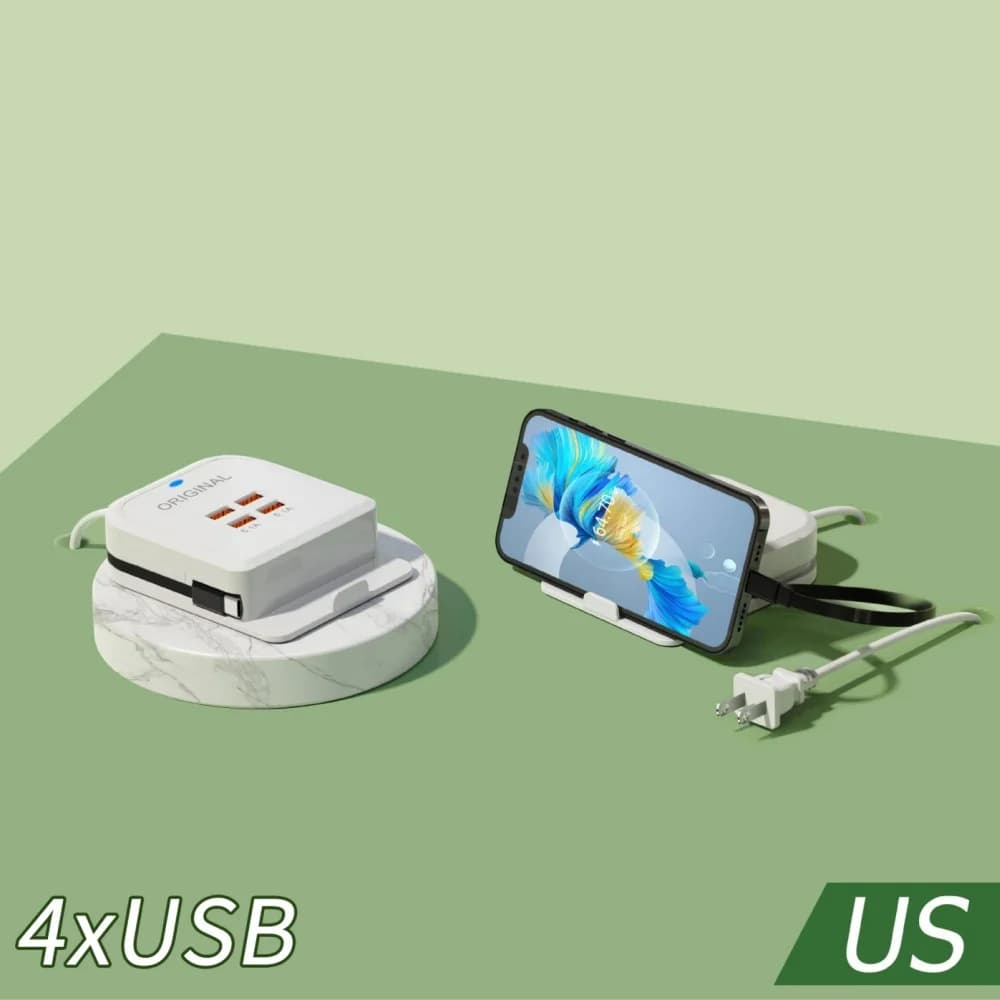 Chargeur USB-C multi-ports à charge rapide pour iPhone 16, Samsung, Xiaomi – Adaptateur secteur mura