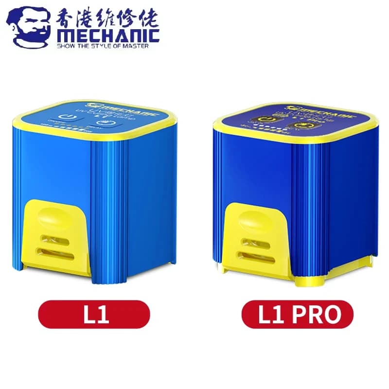 Mécanicien L1 L1pro lampe à polymérisation UV intelligente Double perles 7W haute puissance lumière