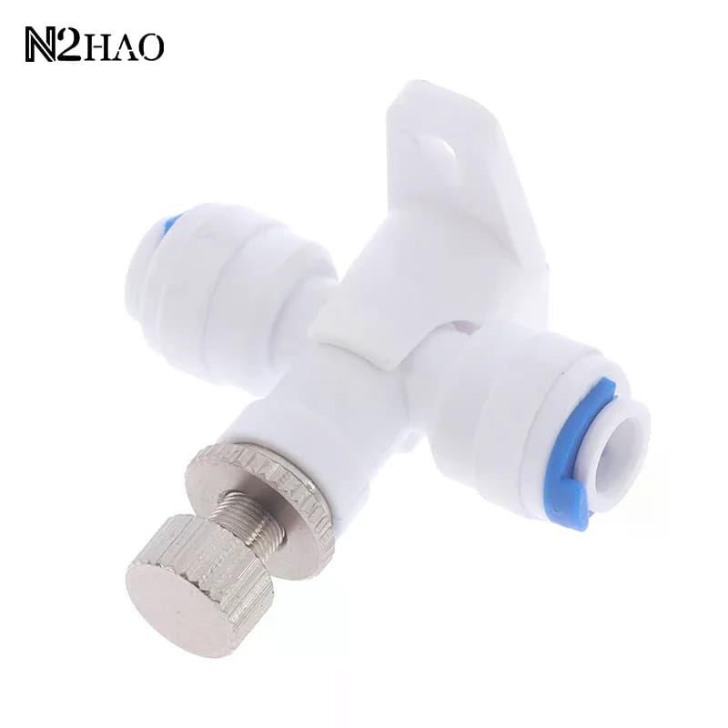 Valve de réglage du débit d'eau, tuyau 1/4 pouces, régulateur, vanne de contrôle du débit d'eau