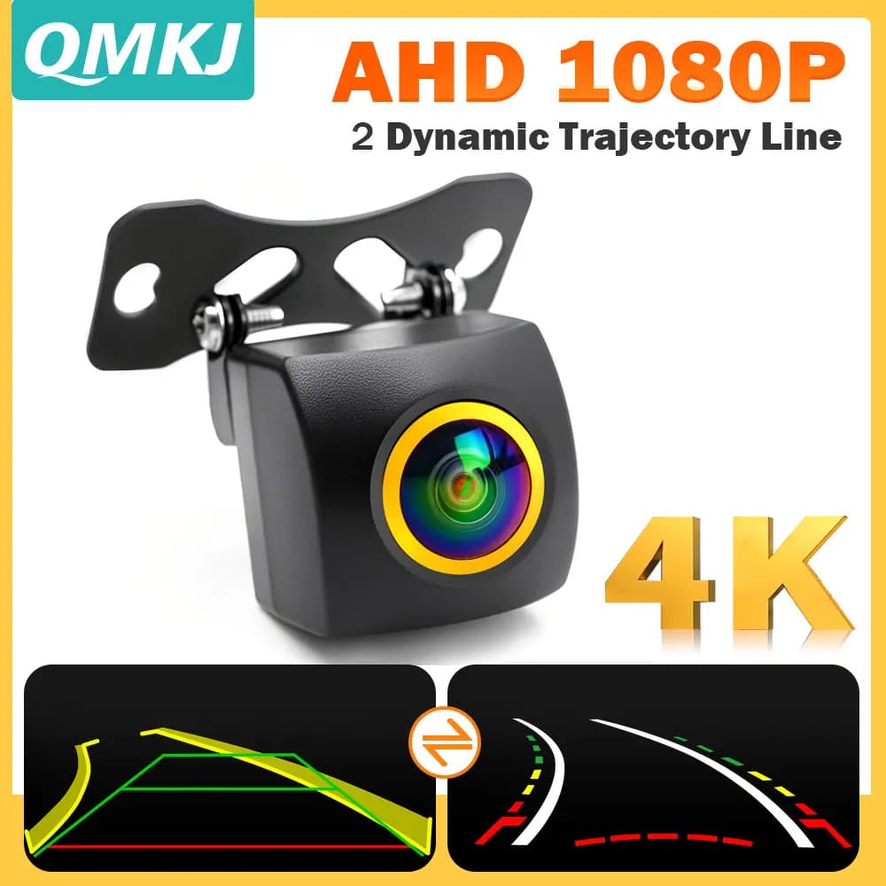 Caméra de recul de voiture AHD CCD intelligente avec trajectoire dynamique, vision nocturne Starligh