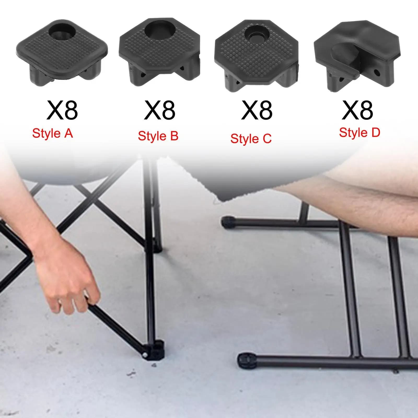 Accessoires de réparation de chaise pliante, connecteurs de chaise de camping, meubles de camping po