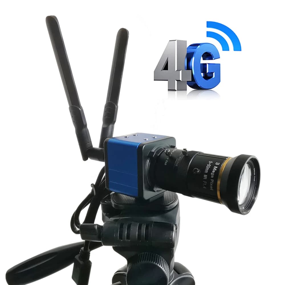 HQscreenshot-Caméra de surveillance vidéo 4G/3G, avec carte SD, epiaudio, trépied pour la sécurité,