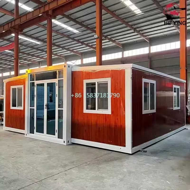 Nouvelle Arrivée Maison Conteneur Préfabriquée Extensible Pliable Villa de Luxe Portable Préfabriqué