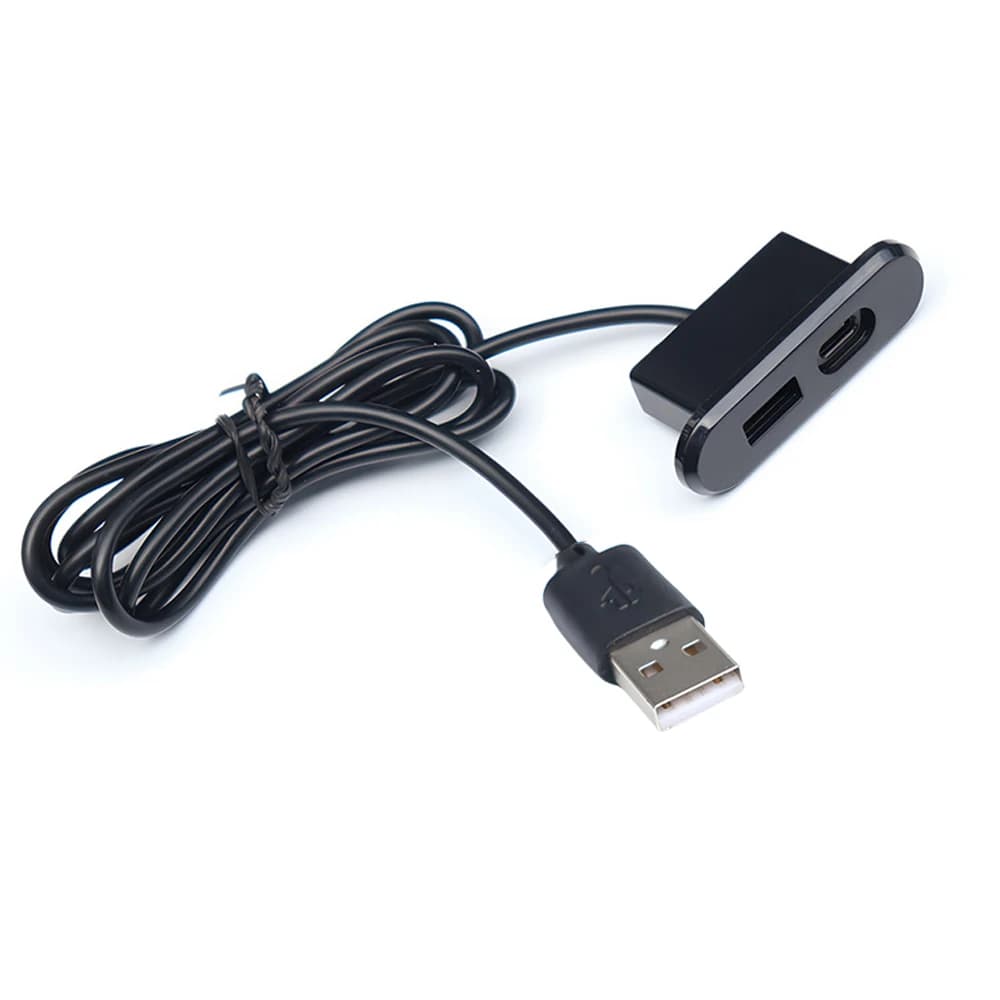 Nouvelles prises encastrées de table avec 1.2M Extension rette 1 USB-A et 1 Type-C intégré Bureau Pr