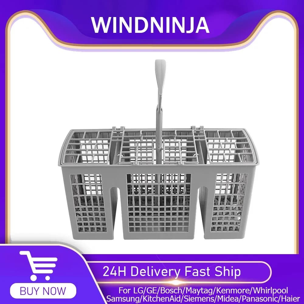 Fournitures de rangement de cuisine panier à couverts universel pour constructa, Kenmore pour Siemen