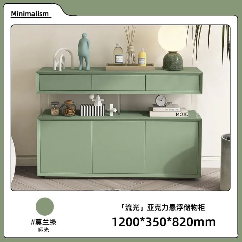 Affichage enfant salon armoires vert tiroirs fichier grand armoire nordique rangement vitrine salon