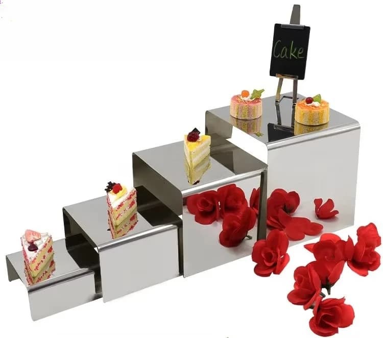 Décoration de table à dessert, stand de gâteaux, ensemble de banquet de mariage, vente en gros