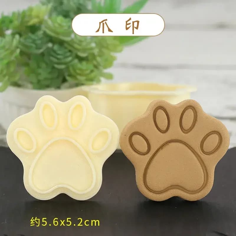 Moule à Biscuit Jetable en Plastique PLA pour Animaux de Compagnie, Emporte-pièce de Dessin Animé, P