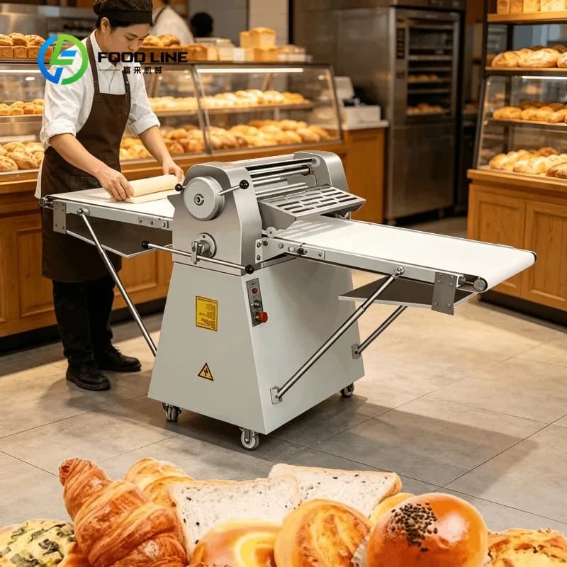 Machine à pâte feuilletée automatique de haute qualité personnalisée pour pâtisseries feuilletées da