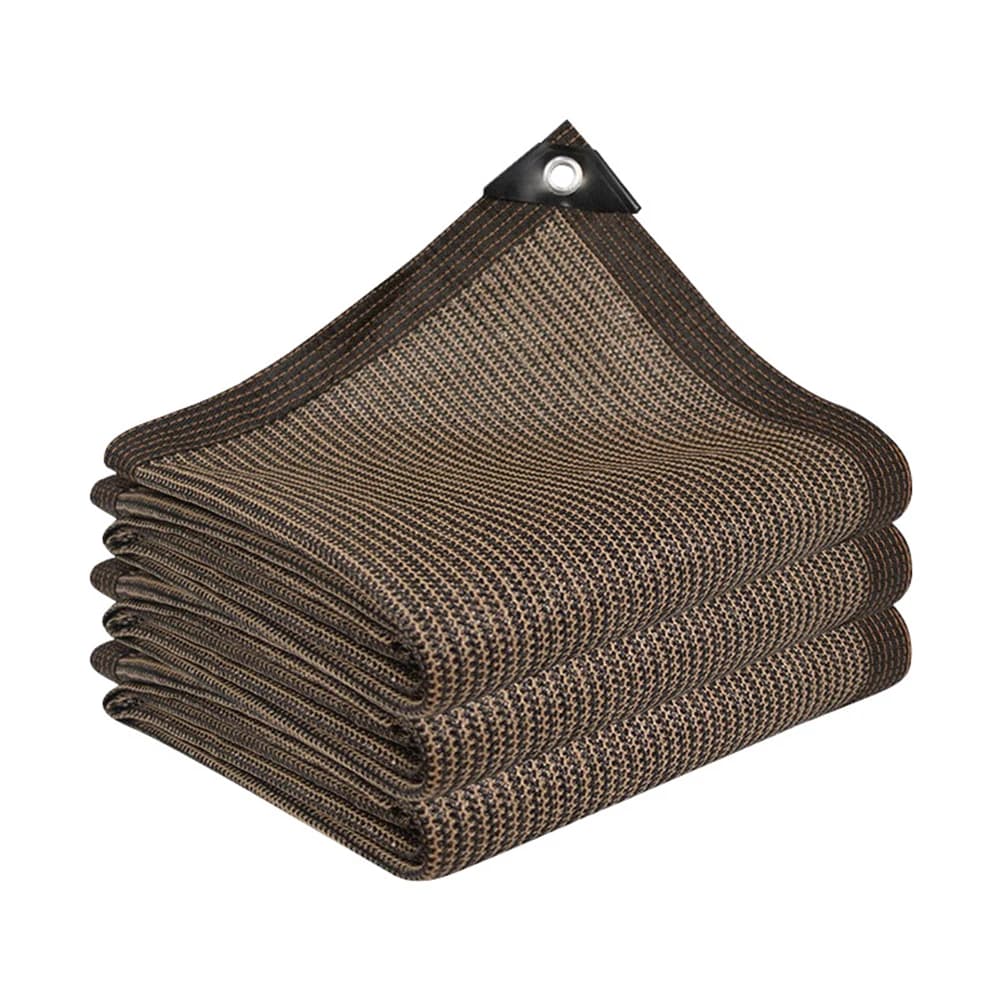 Voile d'ombrage rectangulaire 2x3m/3x4m avec œillets, en HDPE, pour patio, jardin et pelouse