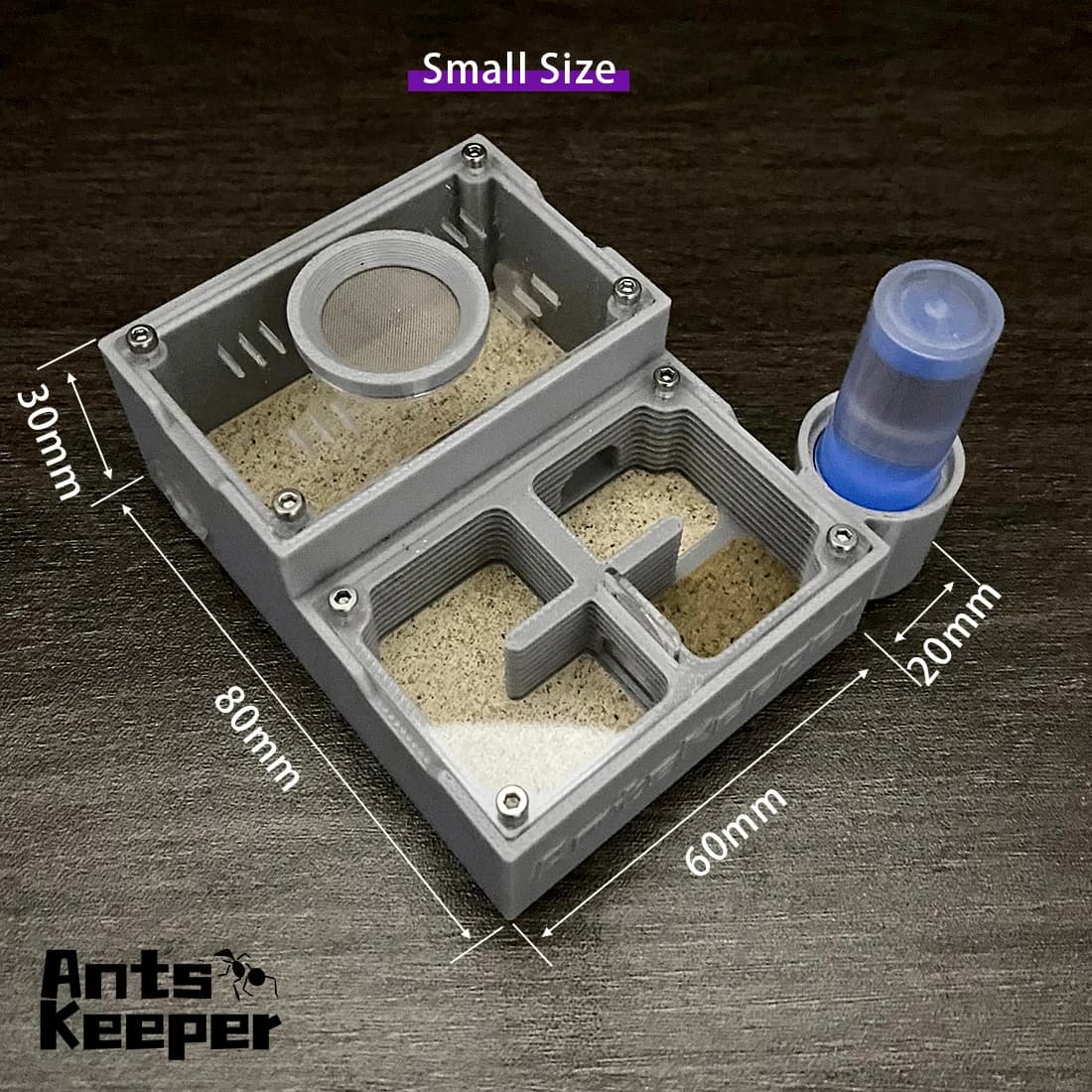 【Ants Keeper】Fermes de conception originale avec séparation sèche-humide Nid de maison AntHill à qua