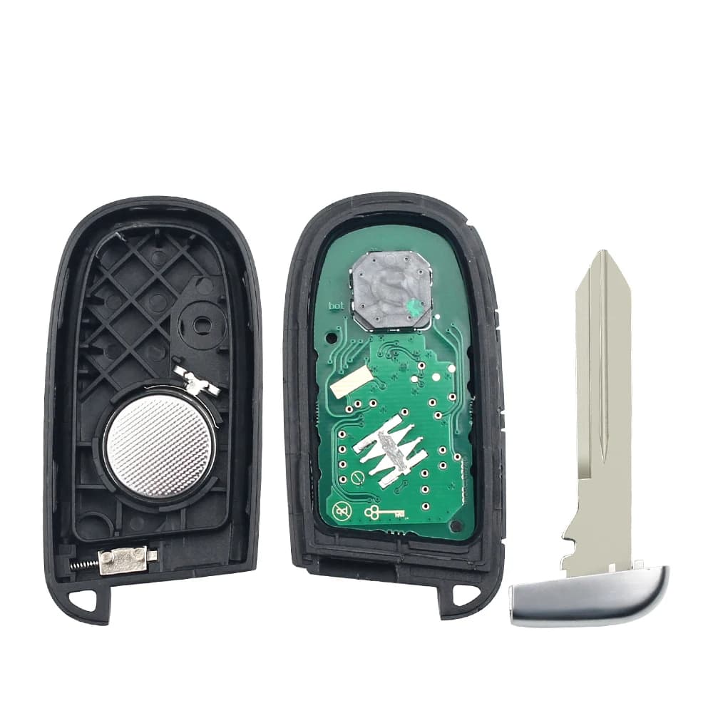 KEYYOU Remplacement Clé à distance intelligente à 5 boutons M3N 40821302 Fob 433MHz pour Jeep Gran