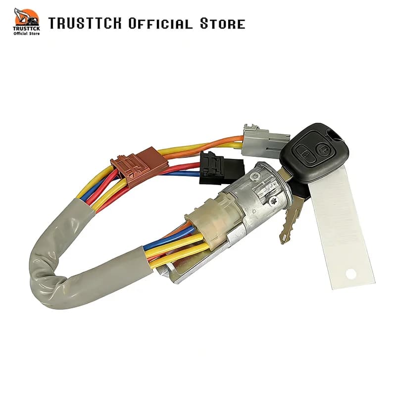 252121 Interrupteur d'allumage avec antivol pour PEUGEOT 106 405 4162-92 6P 4162.92 416292