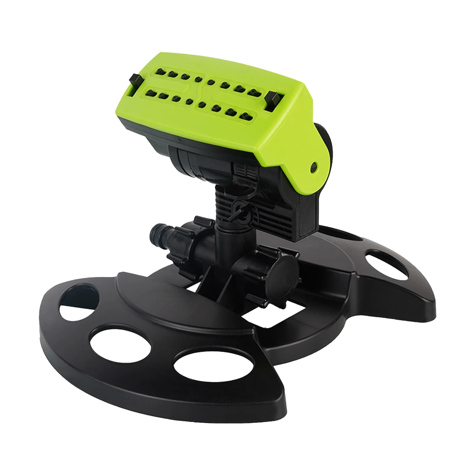 Arroseur de jardin 180 ° Système d'irrigation par arroseur de pelouse rotatif et réglable, grande