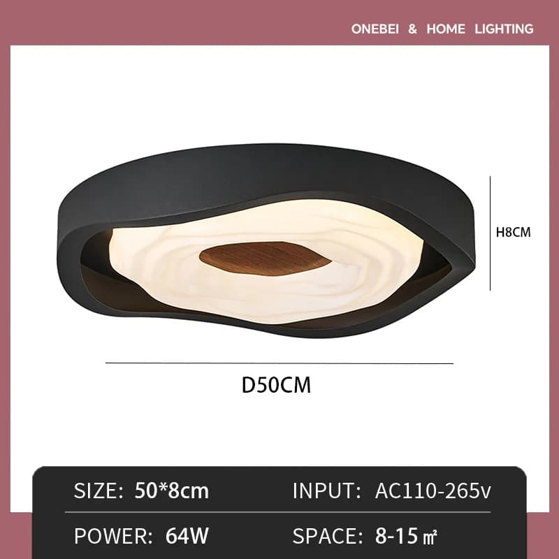 Plafonniers LED minimalistes modernes pour chambres à coucher, salons, salles d'étude, cuisines, écl