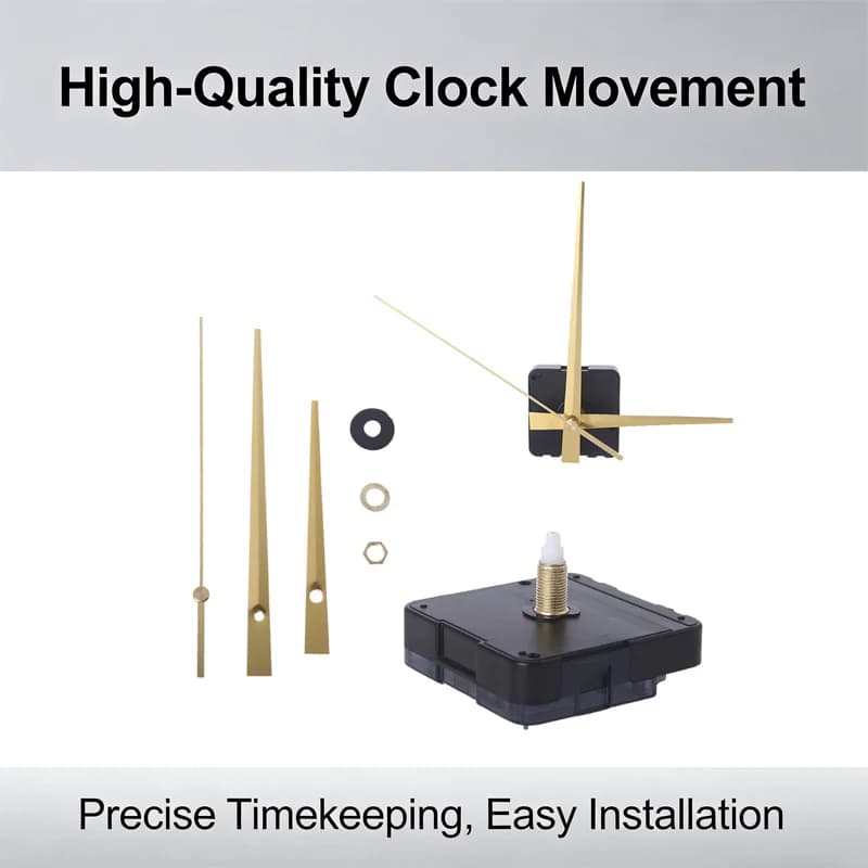 Montre à avec mains incluses, bricolage, mécanisme mouvement d'horloge murale, pièces réparation B03