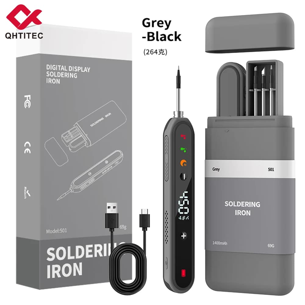 Fer à souder USB JCD portable 5V 15W avec batterie intégrée et contrôle de température à trois nivea