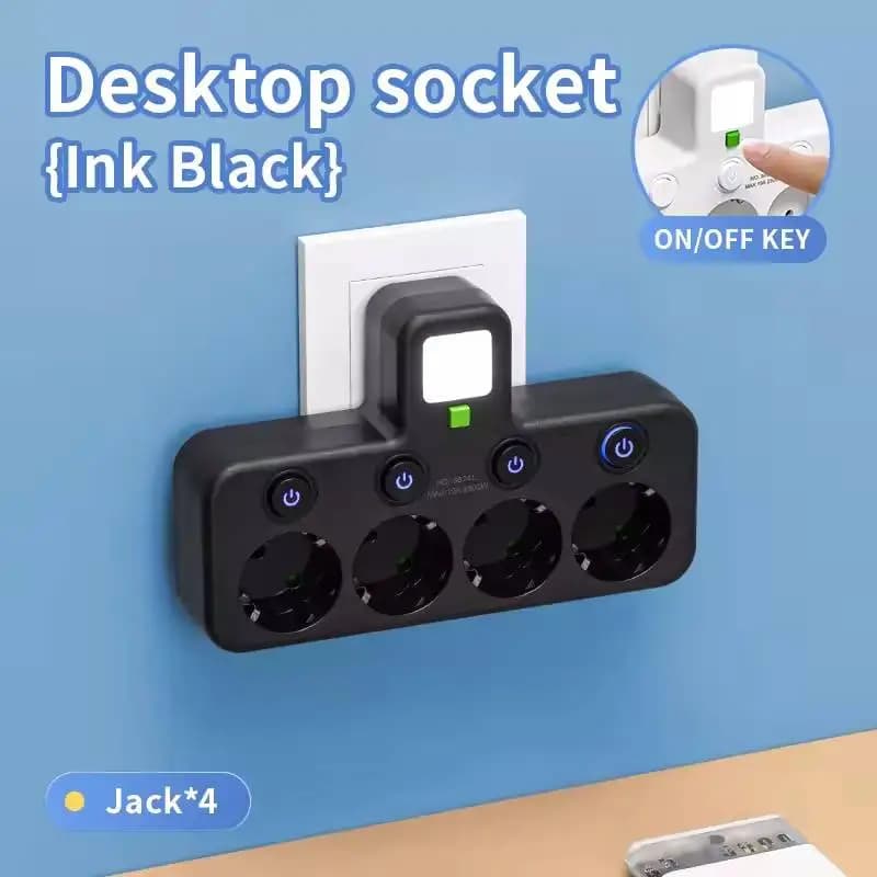 Multiprise murale UE avec deux spécifications, avec ou sans port USB Type-C, chargeur mural pour la