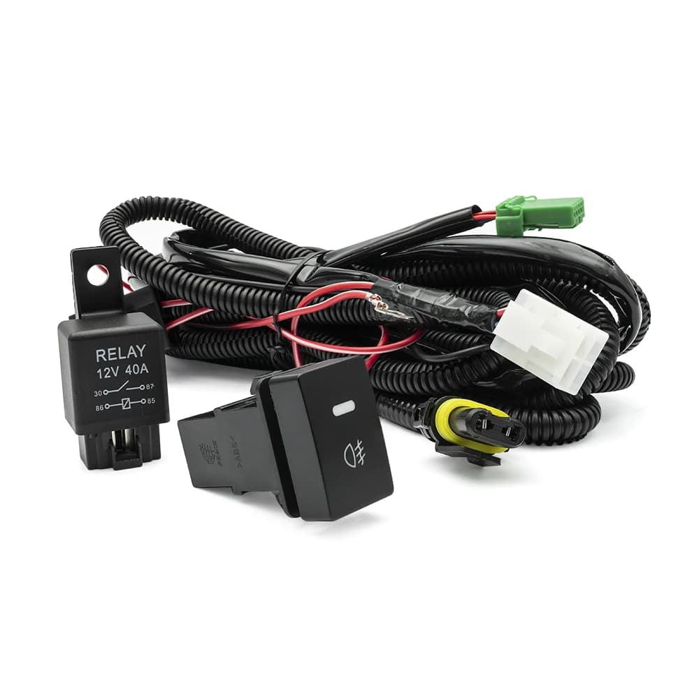 Faisceau de câbles pour phare antibrouillard H8 H11 12V 40a, pour Honda Civic Jazz CR-V HR-V Accord