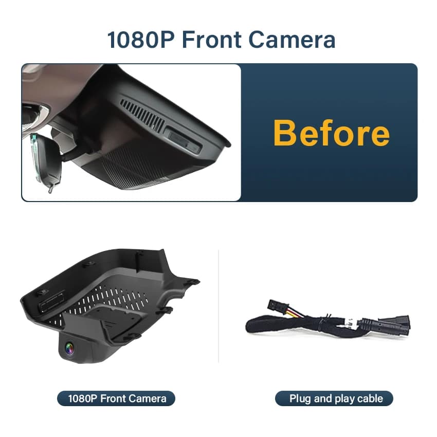 Caméra embarquée 4K 2160P pour Chery Exeed RX Yaoguang Omoda C9 9 2023-2025, enregistreur de vision