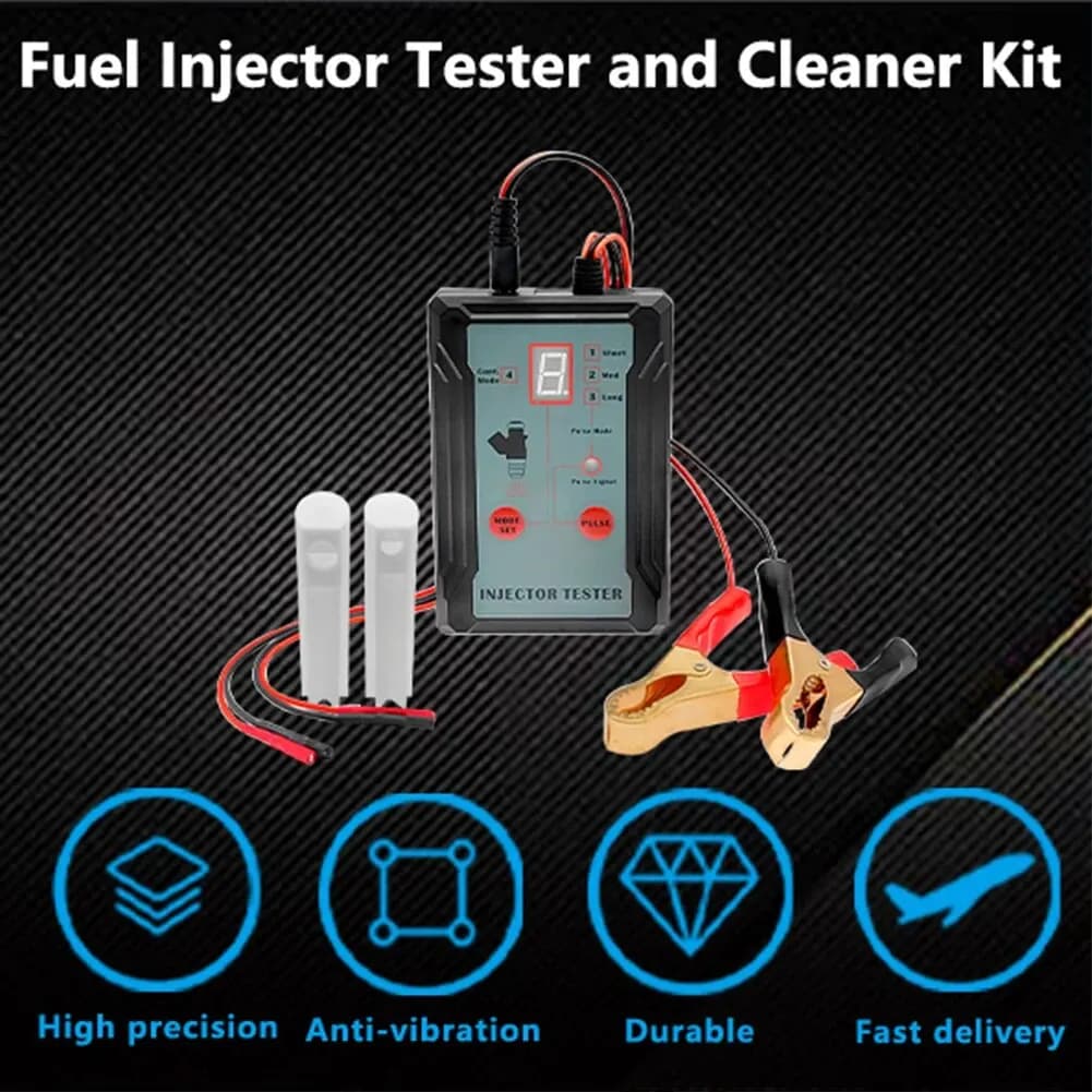 Testeur d'injecteur de carburant amélioré et outil de nettoyage de bricolage-Testez deux injecteurs