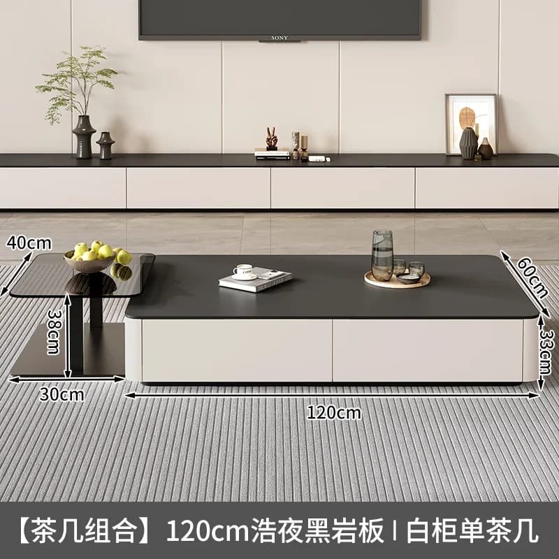 Design moderne Table basse Glamour moderne Simple luxe Table basse salon Mesa De Centro De Sala meub