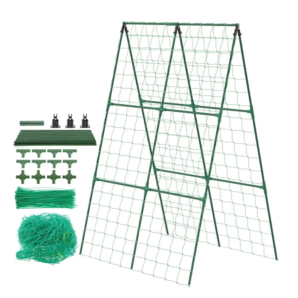 Treillis de concombre, cadre A pour légumes de jardin, Support détachable, cadre d'escalade pour pla