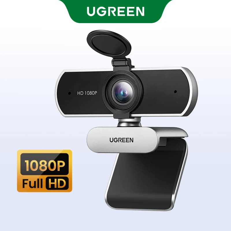 【RU】UGREEN 4K FHD 1080P Webcam 8MP pour PC, mise au point automatique PDAF, micros antibruit double