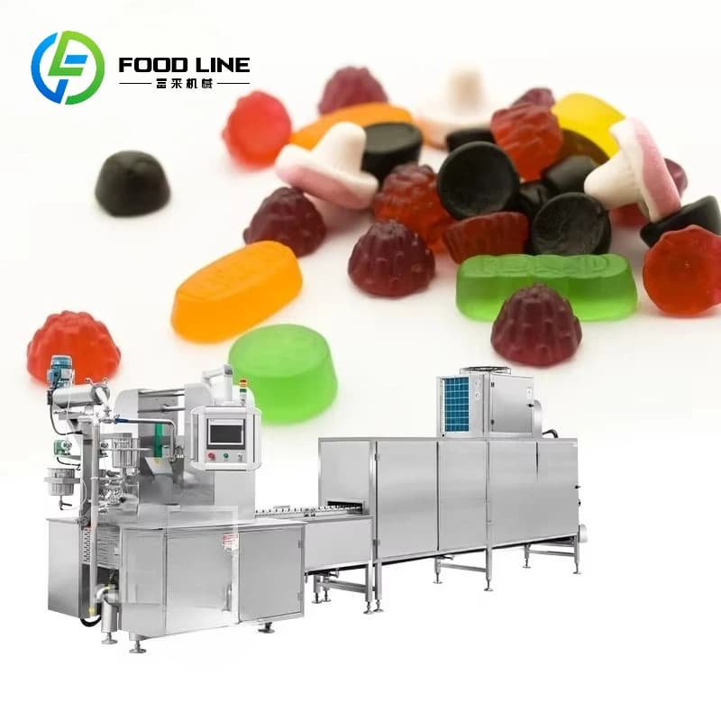 Usine automatique personnalisée nouveau Design Gelatine gomme gelée douce bonbons équipement faisant