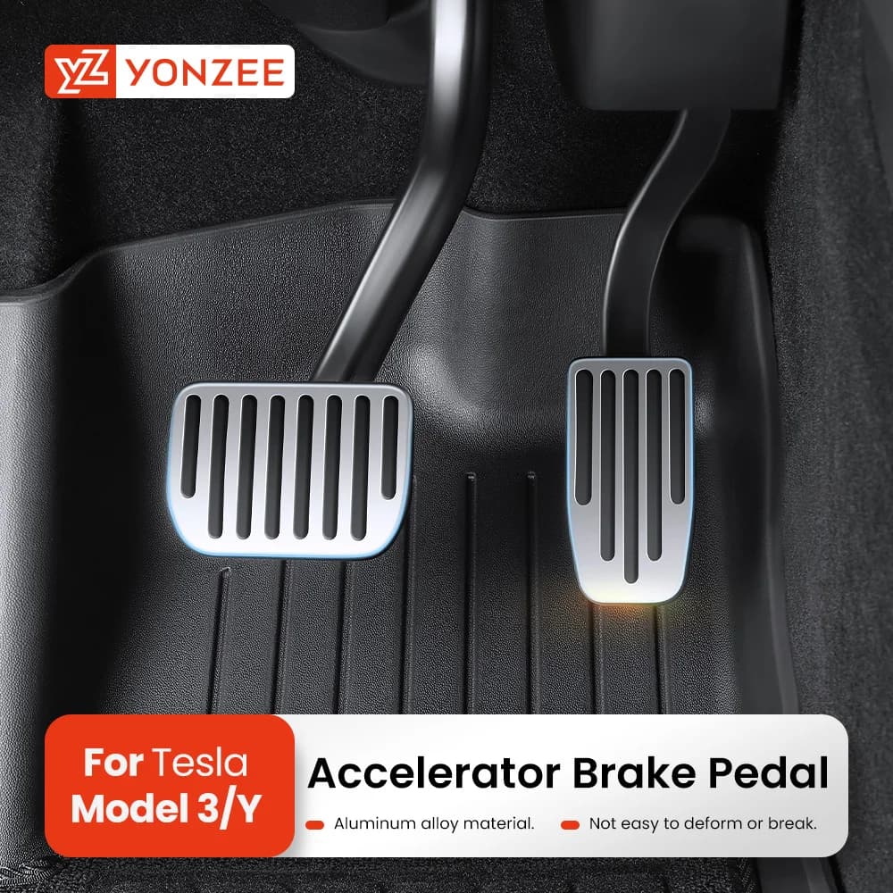 YZ pour Tesla modèle 3 Y Highland Juniper 2019-2026 pédale de frein à carburant repose-pédales pour