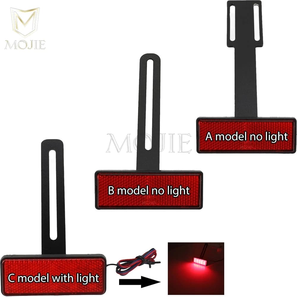 Support de plaque d'immatriculation de moto, réflecteur arrière étendu, pour Honda CBR125R CBR125RR