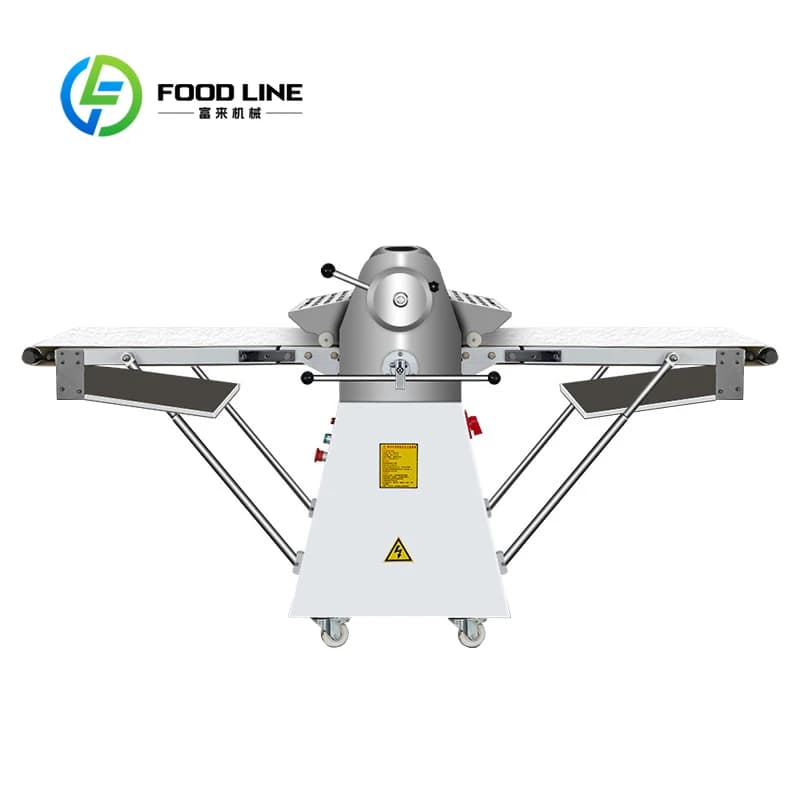 Feuille de pâte électrique verticale personnalisée, machine à pâtisserie bouffante en acier inoxydab