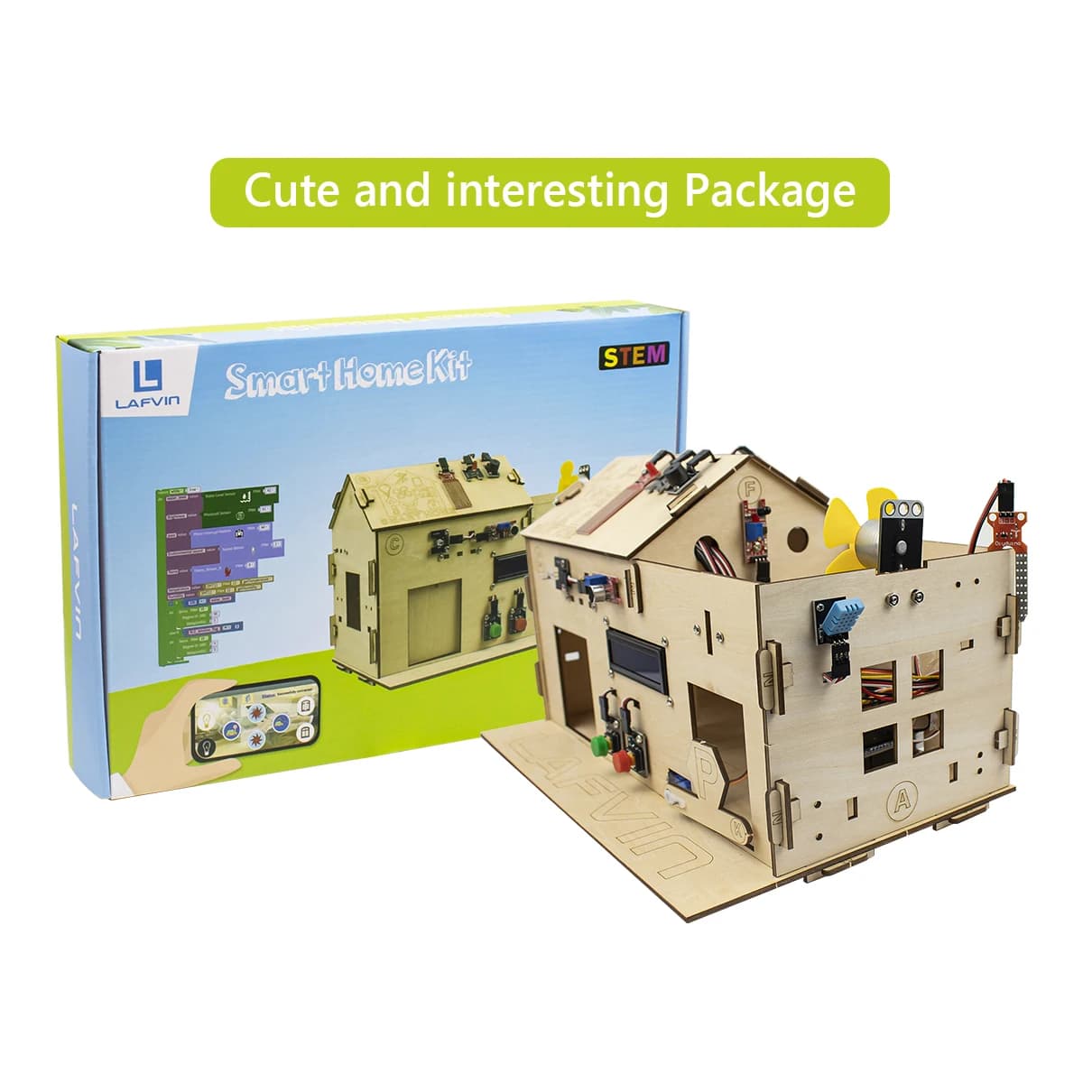 Kit de maison intelligente, composants électroniques, Kits d'apprentissage pour carte Uno R3 pour Ar