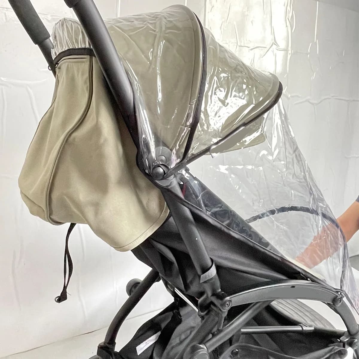 KID COLU ® Accessoires de poussette pour bébé, housse de pluie, housse EVA étanche, Compatible ave