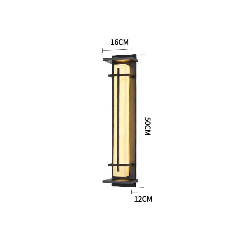 Applique extérieure carrée moderne Led applique étanche pour hôtel mur extérieur porche balcon jardi