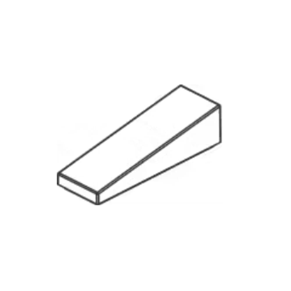 MOC spécial KA210 pente carrelage 1x3 lisse Borad toit blocs de construction Kit maison château plaq