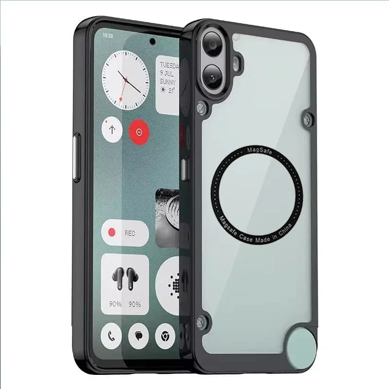 Coque transparente en silicone souple coloré pour téléphone, Magsafe magnétique sans fil, InspecCase