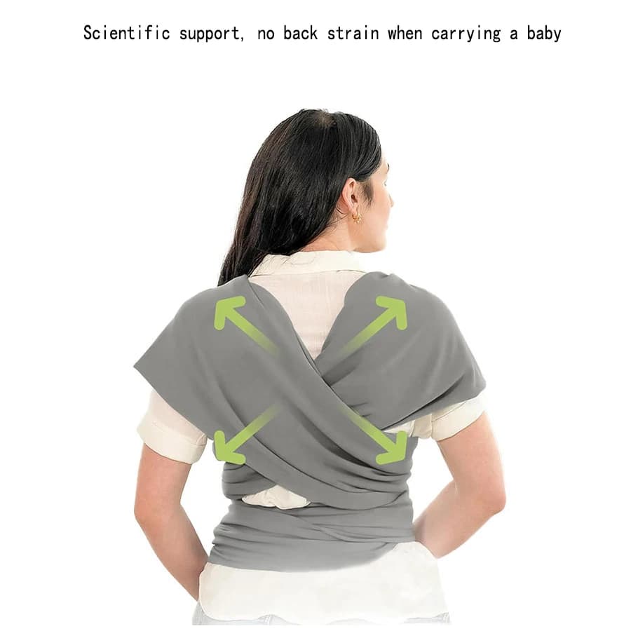 Porte-bébé multifonctionnel pour dormir, allaitement, dispositif de sortie pour mains libres, tissu