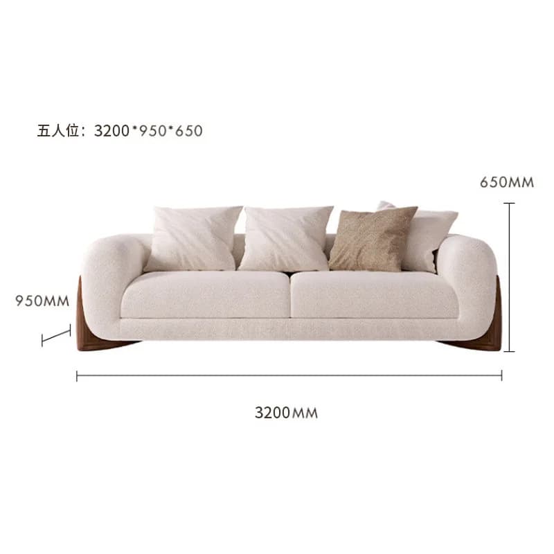 Ensemble de canapé sectionnel de luxe pour petit ménage, canapé en velours Teddy, meubles de salon d
