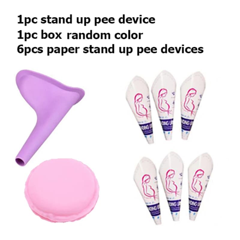 Urinoir en papier jetable pour femme, réutilisable, en Silicone, confortable, debout, voyage en plei