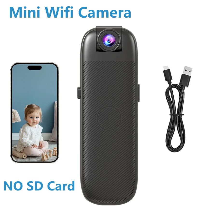 BERRY IOT Mini caméra 1080P sans fil WIFI caméra de Surveillance caméra IP HD Vision nocturne enregi