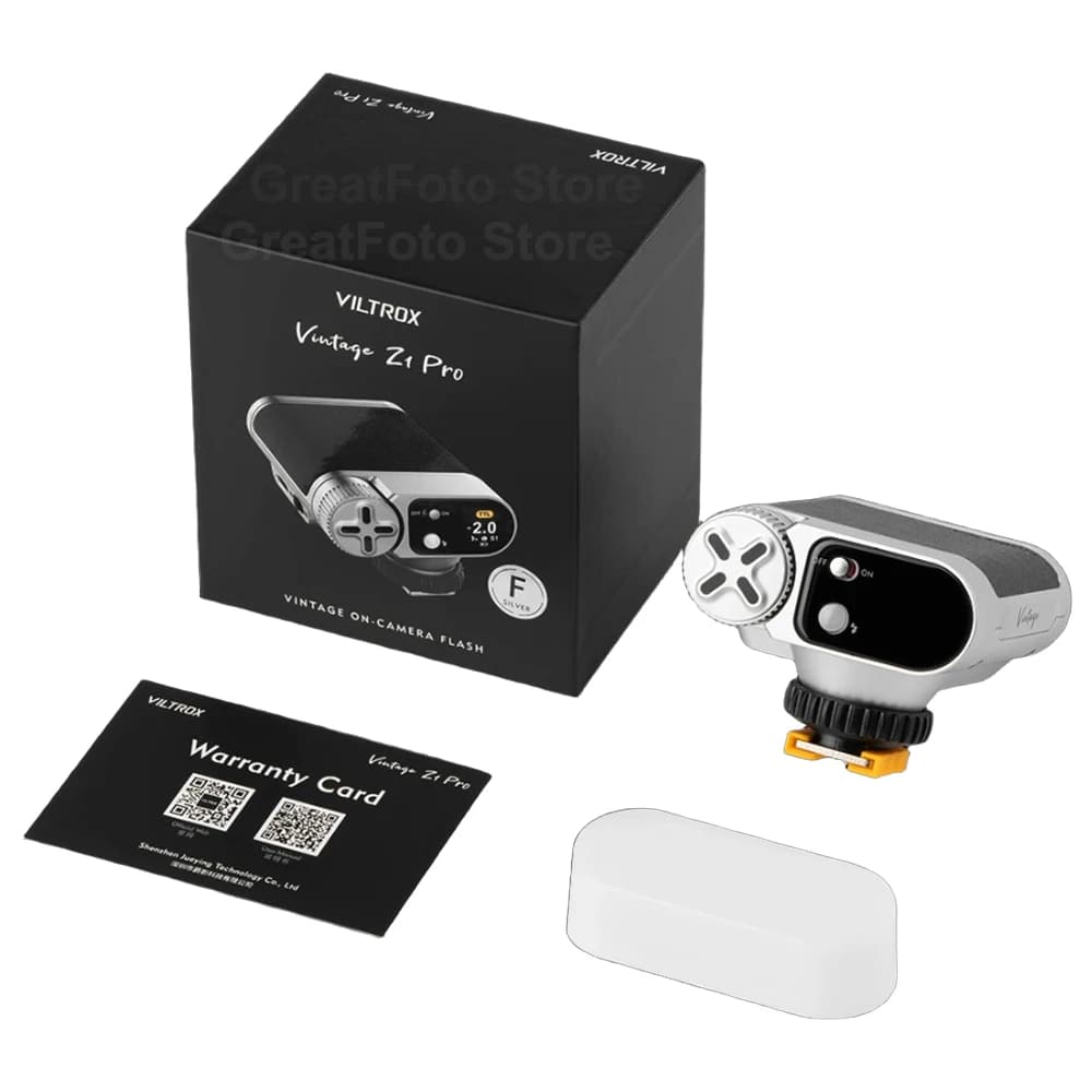 Flash d'appareil photo Viltrox Vintage Z1 Pro TTL rétro avec synchronisation haute vitesse 1/8000s,