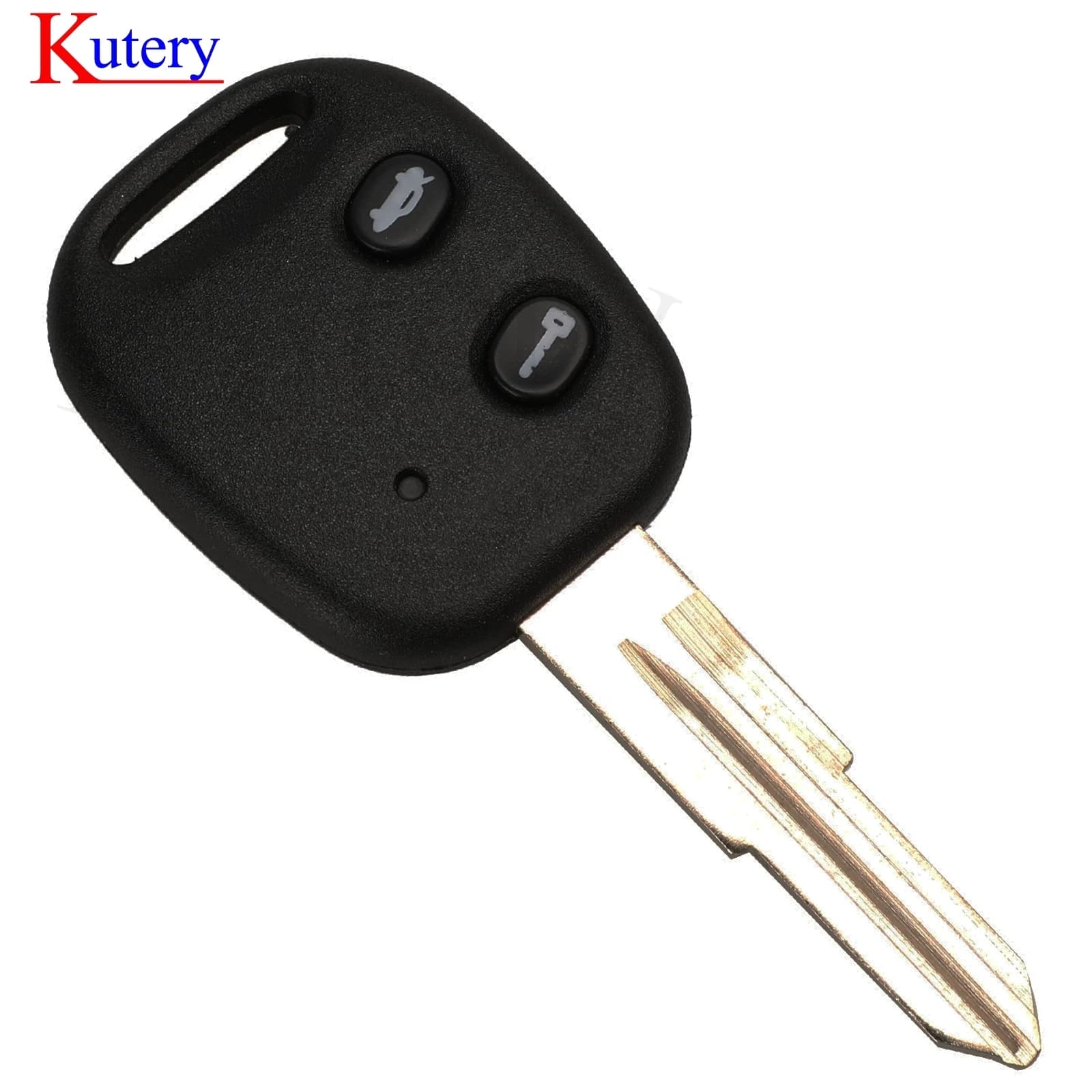 Jingyuqin – clé télécommande à 2 boutons pour Chevrolet LOVA Sail Epica Lechi Spark, lame en laiton