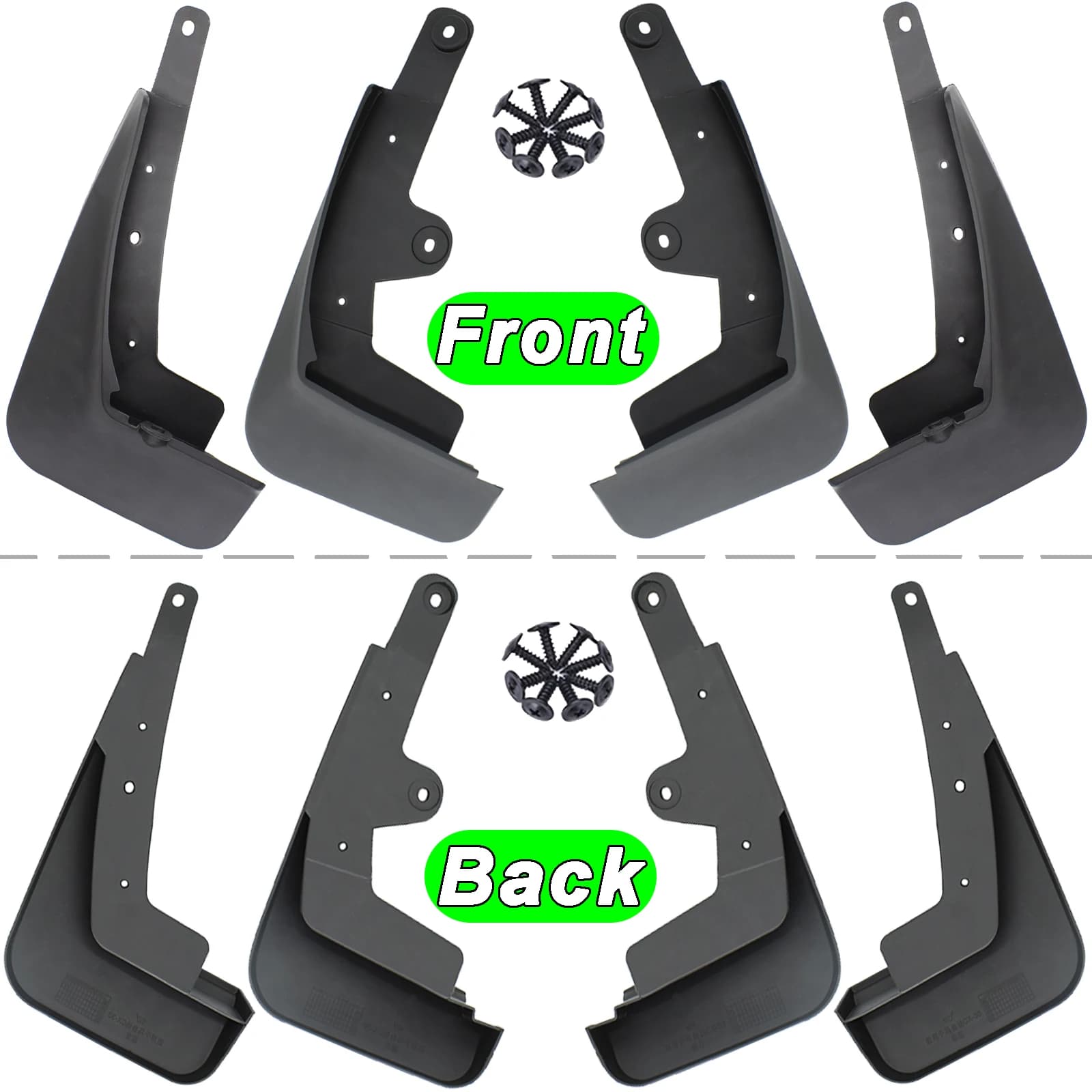 4 pièces/ensemble garde-boue pour Mazda CX30 CX-30 2021 2020 garde-boue garde-boue garde-boue avant