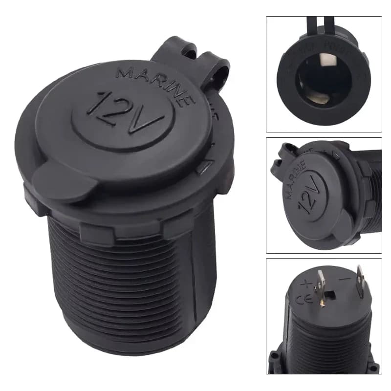 Prise allume-cigare de voiture 12V, prise étanche, adaptateur de prise de courant pour bateau marin