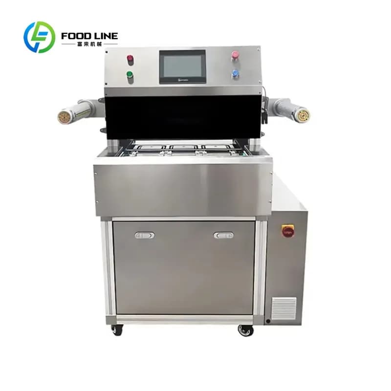 Machine d'emballage sous atmosphère modifiée semi-automatique multifonctionnelle personnalisée pour
