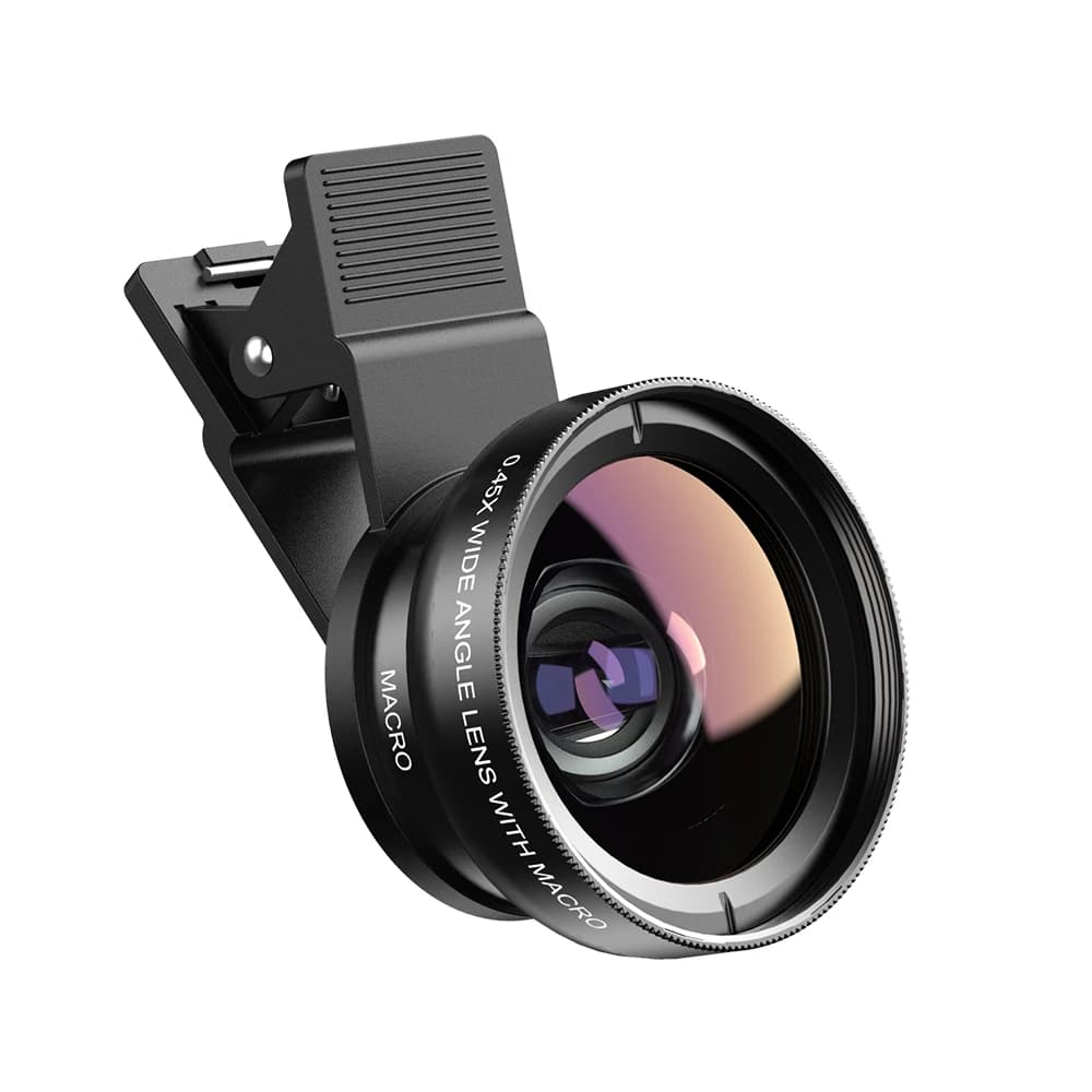 APEXEL objectif de caméra de téléphone professionnel 12.5x Macro caméra Photo HD 0.45x objectif Supe